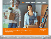 Tablet Screenshot of erstewohnung-ratgeber.de